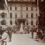 Mihálkovics Géza szobrának avatása 1901 júliusában