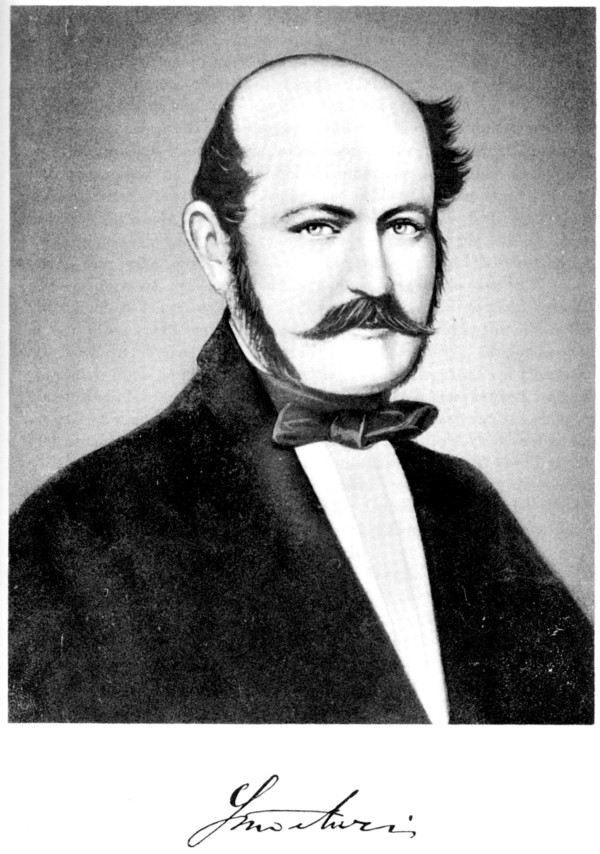 Semmelweis Ignác (1818 Budapest – 1865 Bécs)