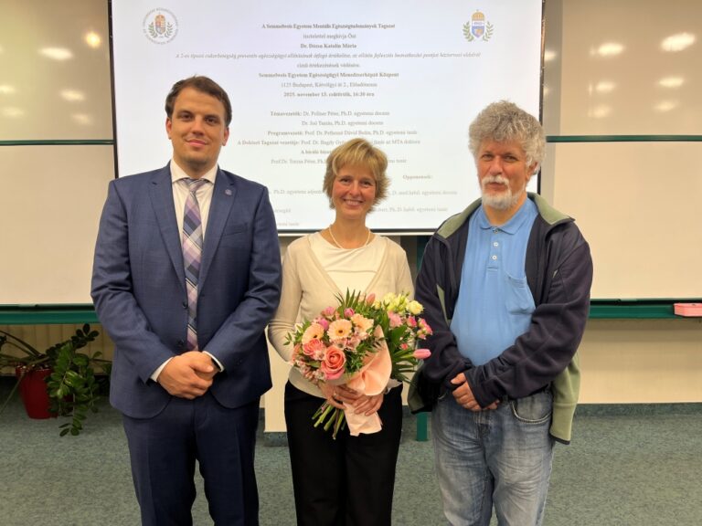 Dr. Dózsa Katalin Mária doktori védése