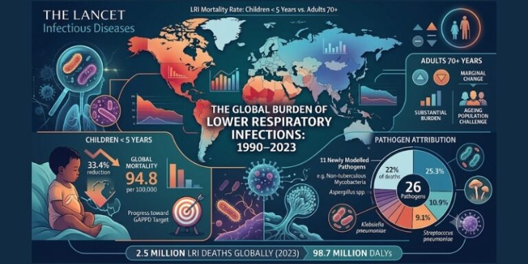 Global burden of lower respiratory infections and aetiologies, 1990–2023: a systematic analysis for the Global Burden of Disease Study 2023