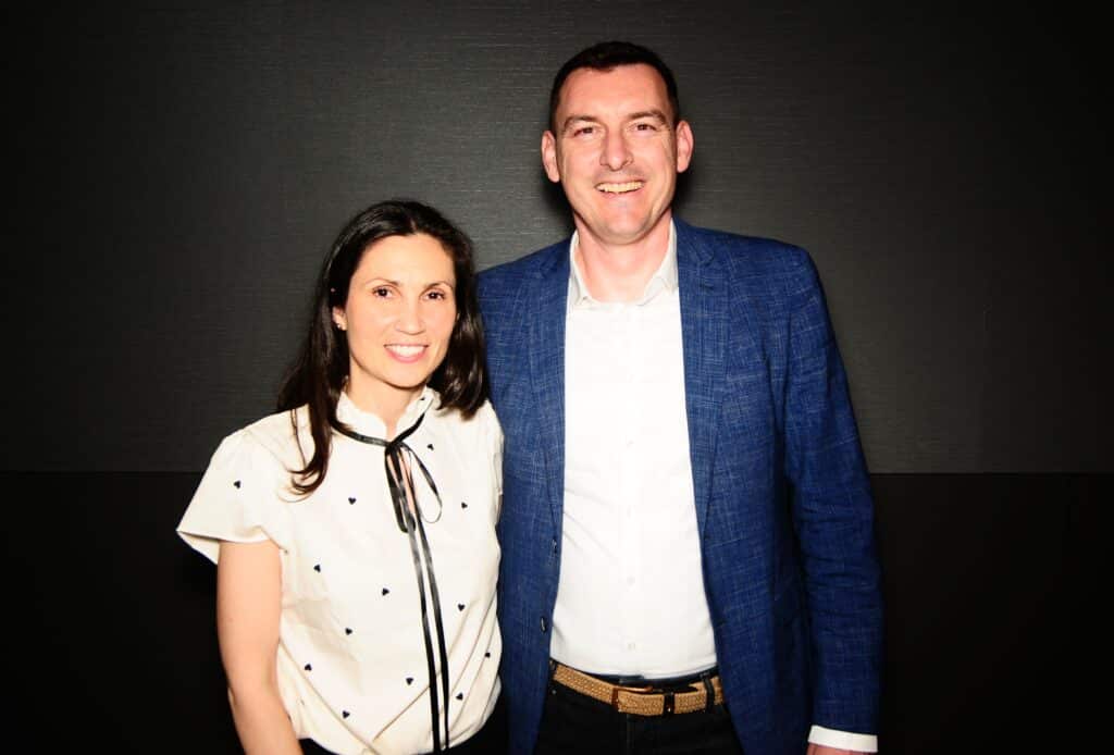 Peter Pažitný és Daniela Kandilaki