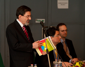 Rector Szél at 2013 TDK Conference