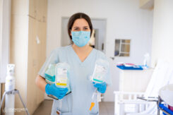 Réka Horváth's mother is also a nurse, so she was drawn to a helping profession. As she shares, what she likes most about her job is the opportunity to constantly experience and learn new things.