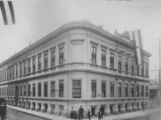 I. Szülészeti klinika 1894 k. a Bánffy-ház
