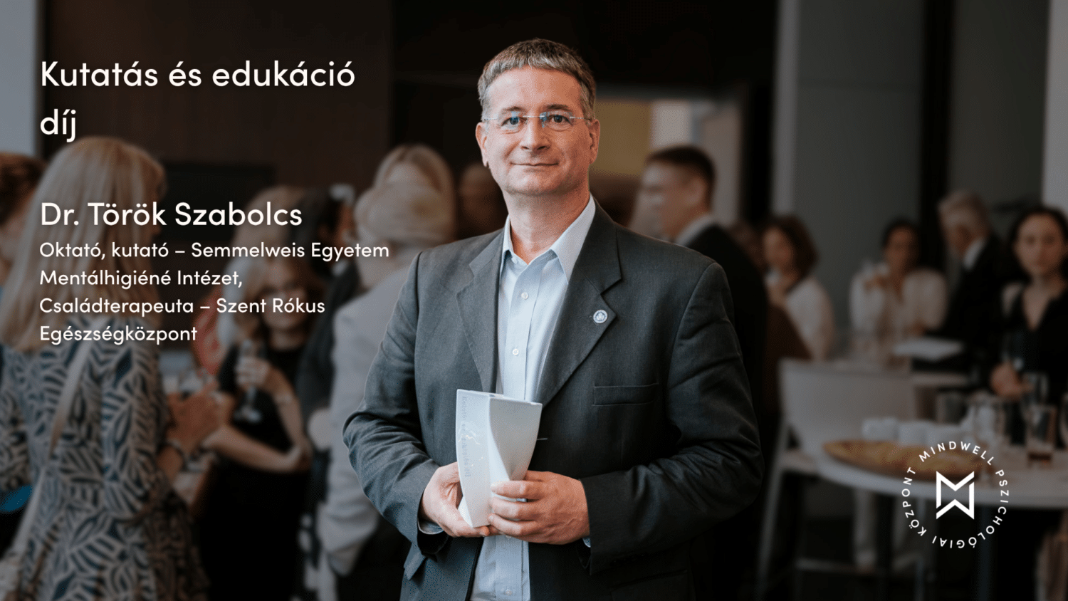 Dr. Török Szabolcs, a Semmelweis Egyetem Mentálhigiéné Intézetének oktatója és kutatója, a Szent Rókus Egészségközpont családterapeutája
