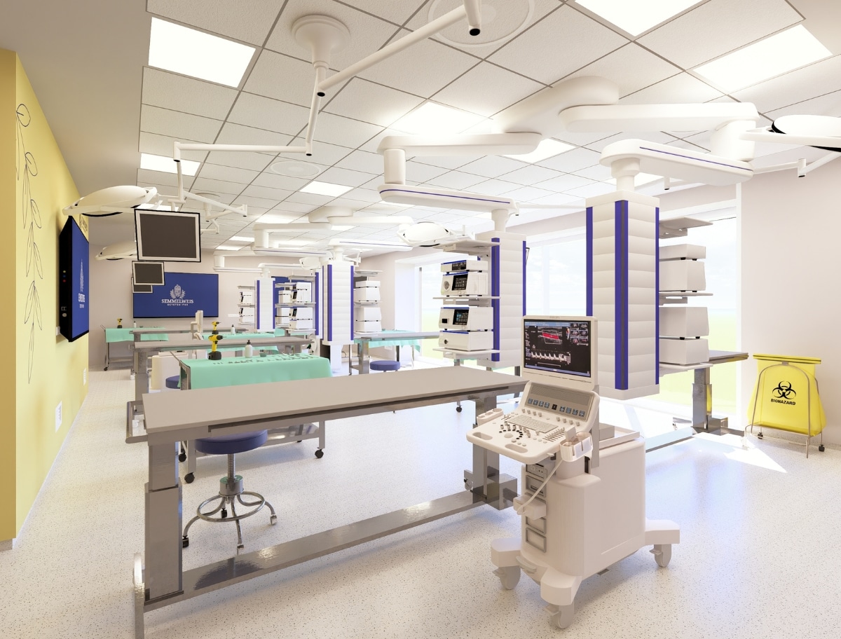 Semmelweis University – AICER building interior concept