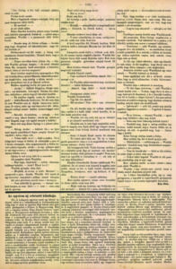 1877-es újságcikk 1. oldal