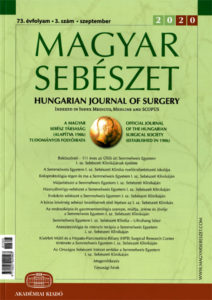 A Magyar Sebész Társaság Tudományos Folyóirata