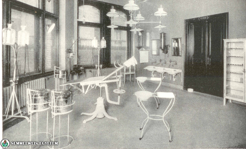 Stomatológiai Klinika - kezelő 1909-ben 