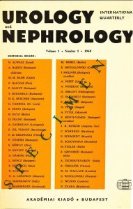 International Urology and Nephrology Akadémiai Kiadó 1969. 1.szám